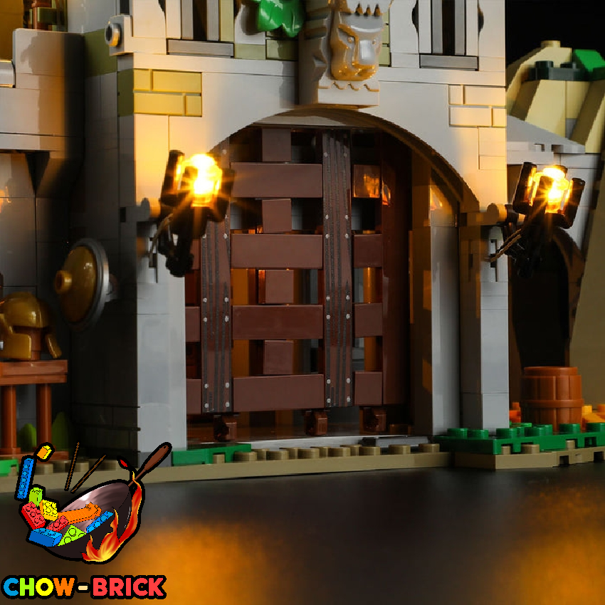 FunWhole F9027 Medieval Watchtower w/ Lightss - ChowBrick Store