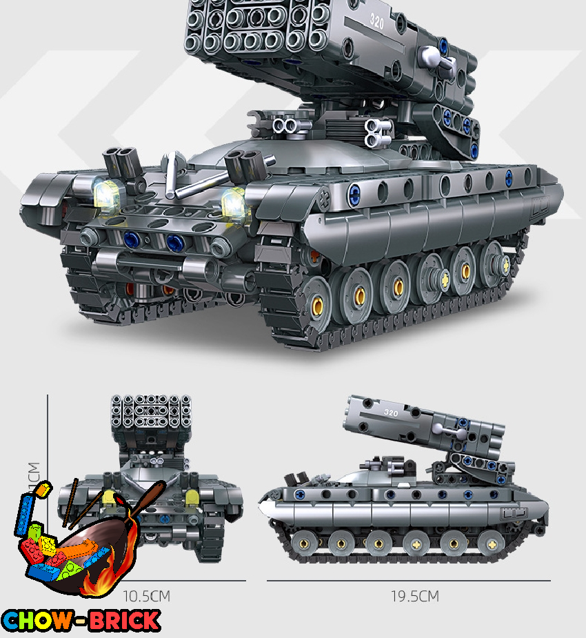 JIESTAR 58142 TOS-1A Heavy Rocket Launcher - ChowBrick Store