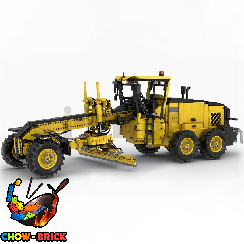 MOC 1/12 MOC-54777 Volvo G970 Motor Grader w/ PF Parts - ChowBrick