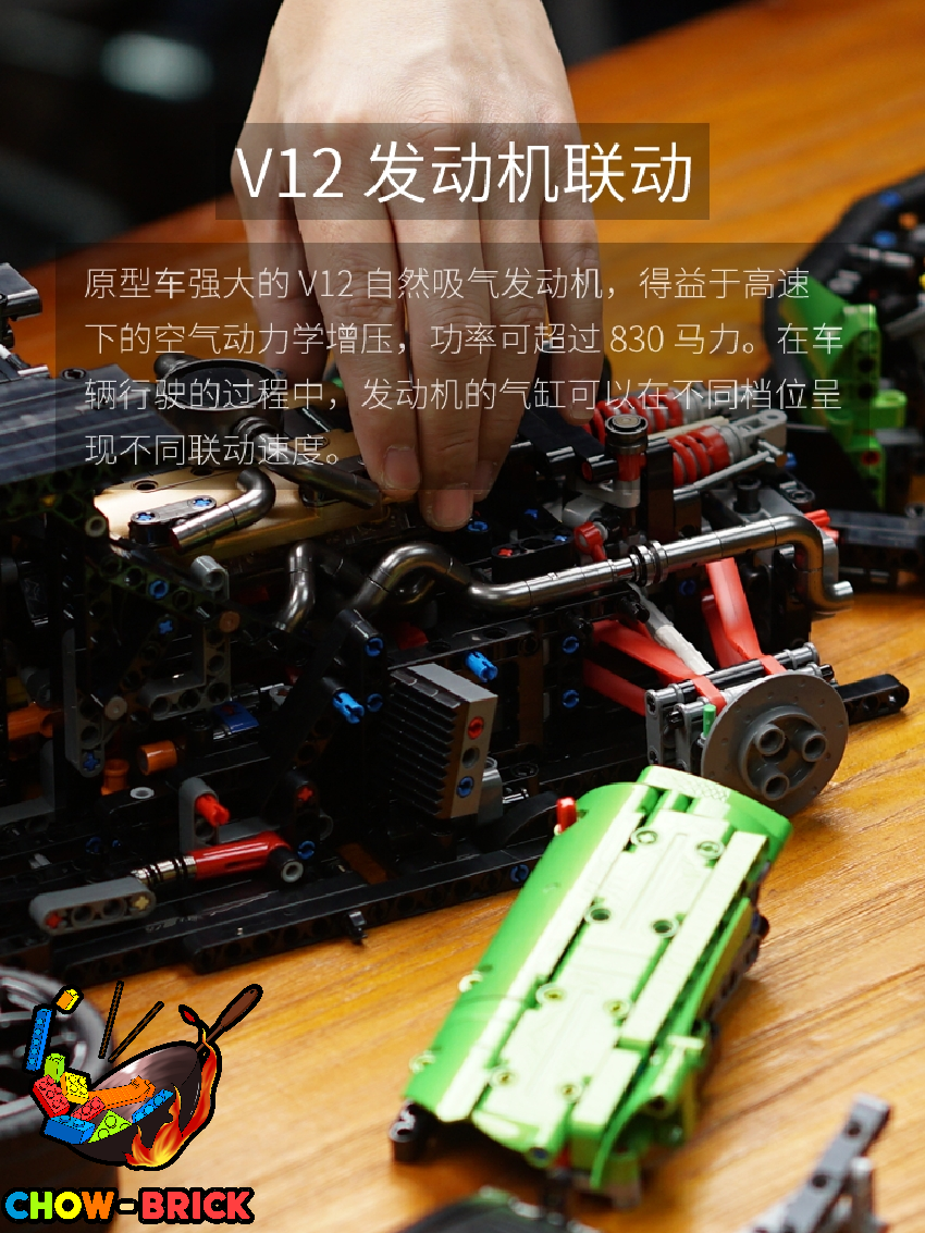 TGL & LaoLiang MOC 1/8 01 Supercar Lamborghini Static Version