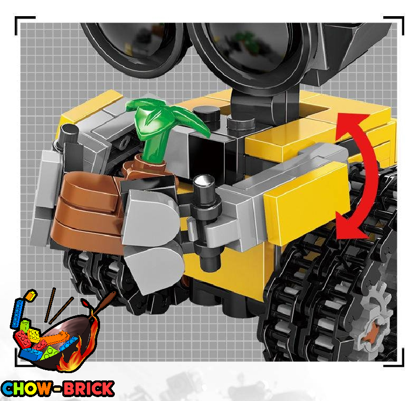 LHCX JKC7635 Mini WALL-E - ChowBrick Store