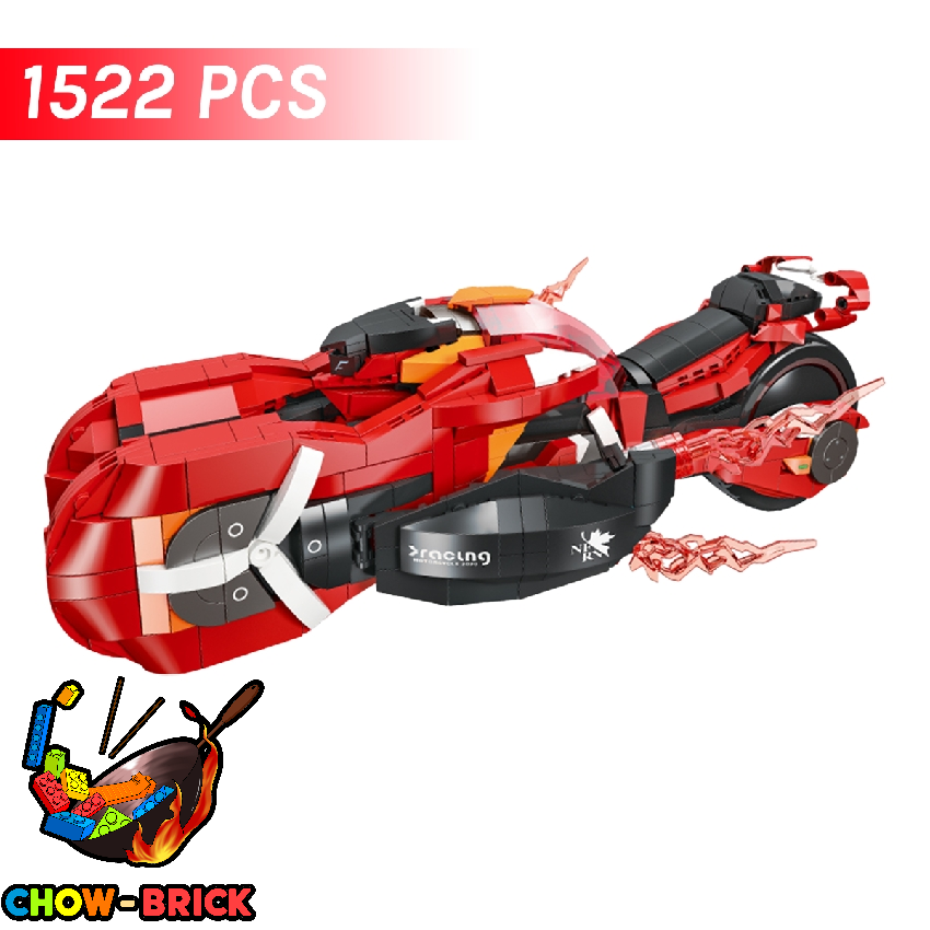 Jie Star 58217 EVA-02 Motorcycle - ChowBrick Store