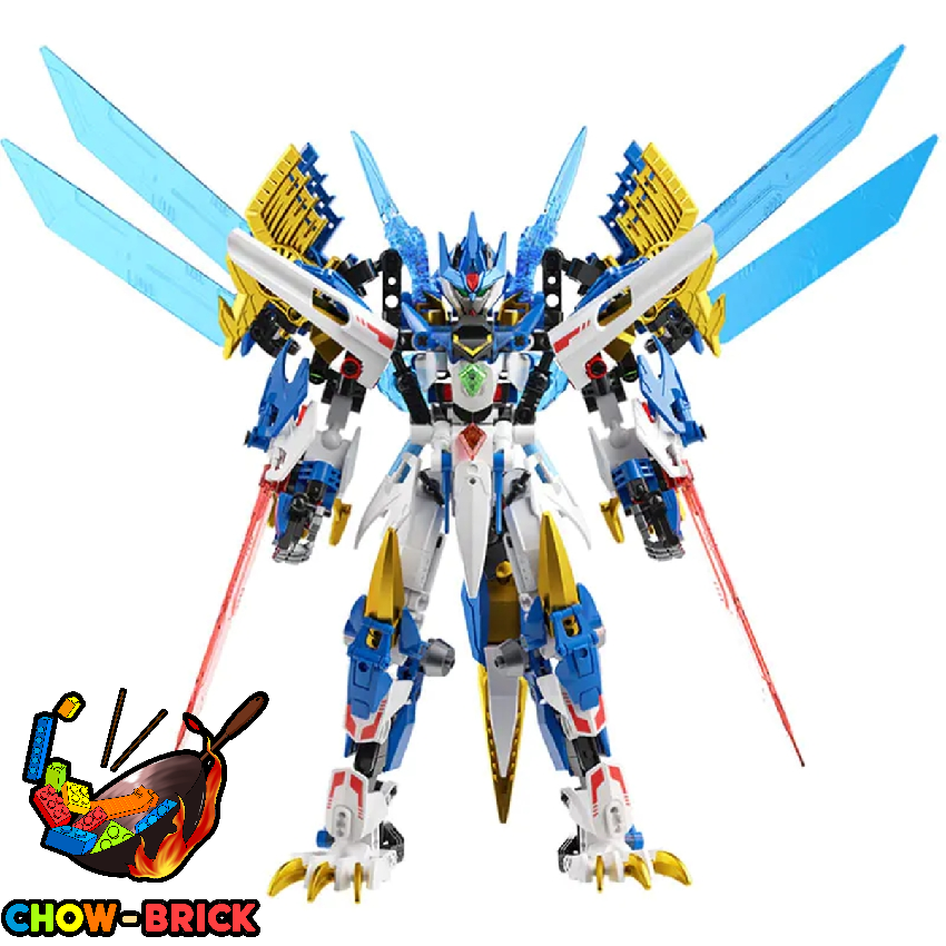 F5 F5-A0009 Dinosaur Triceratops Mecha 2 in 1 - ChowBrick Store