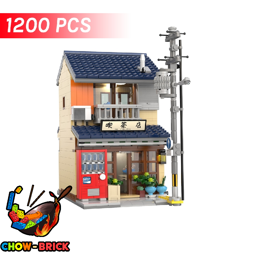 CaDA C66010 Japanese Kissaten Shop w/ Lights - ChowBrick Store