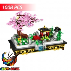 ZHEGAO 663500 Cherry Blossom Bonsai - ChowBrick Store