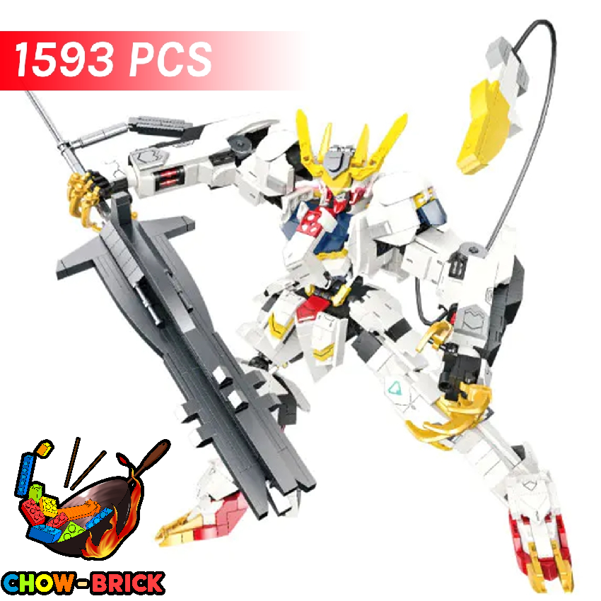 Jie Star 58196 ASW-G-08 Gundam Barbatos Lupus Rex - ChowBrick Store