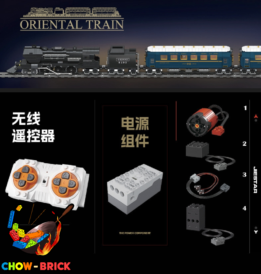 PF Package Compatible w/ Jie Star JJ9155 Orient Express