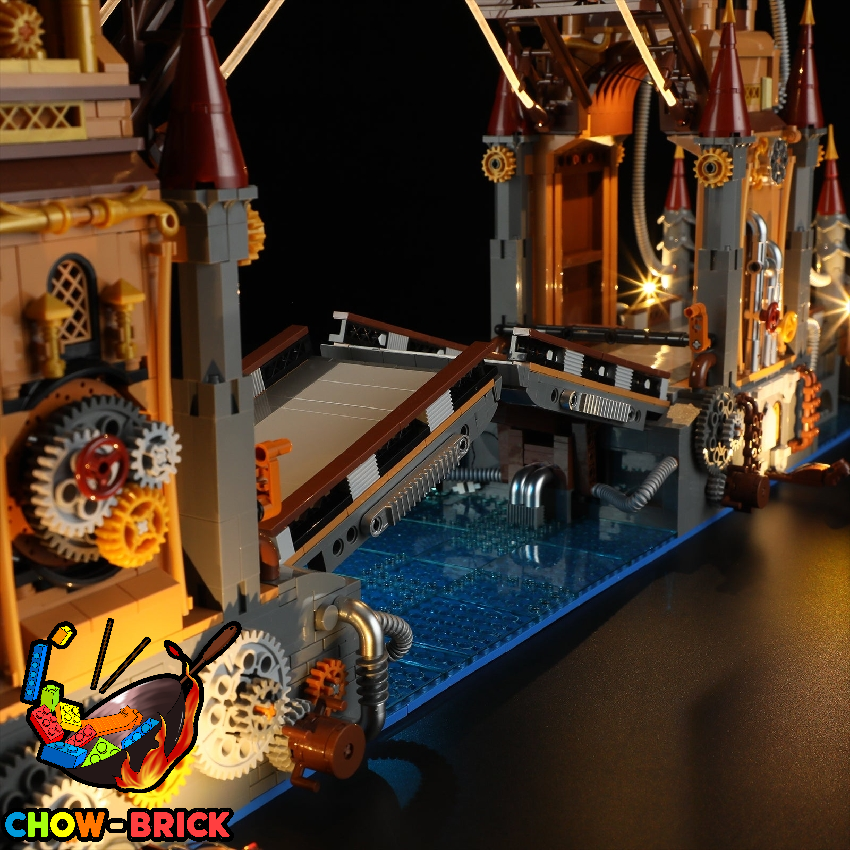 FunWhole F9047 Steampunk City Bridge - ChowBrick Store