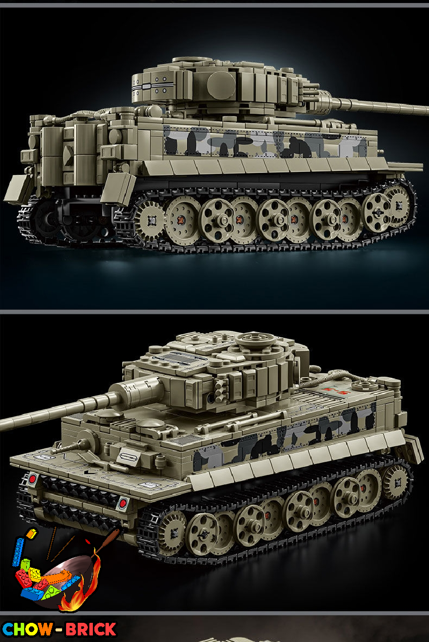 LeYi 66055 Tiger Heavy Tank - ChowBrick Store