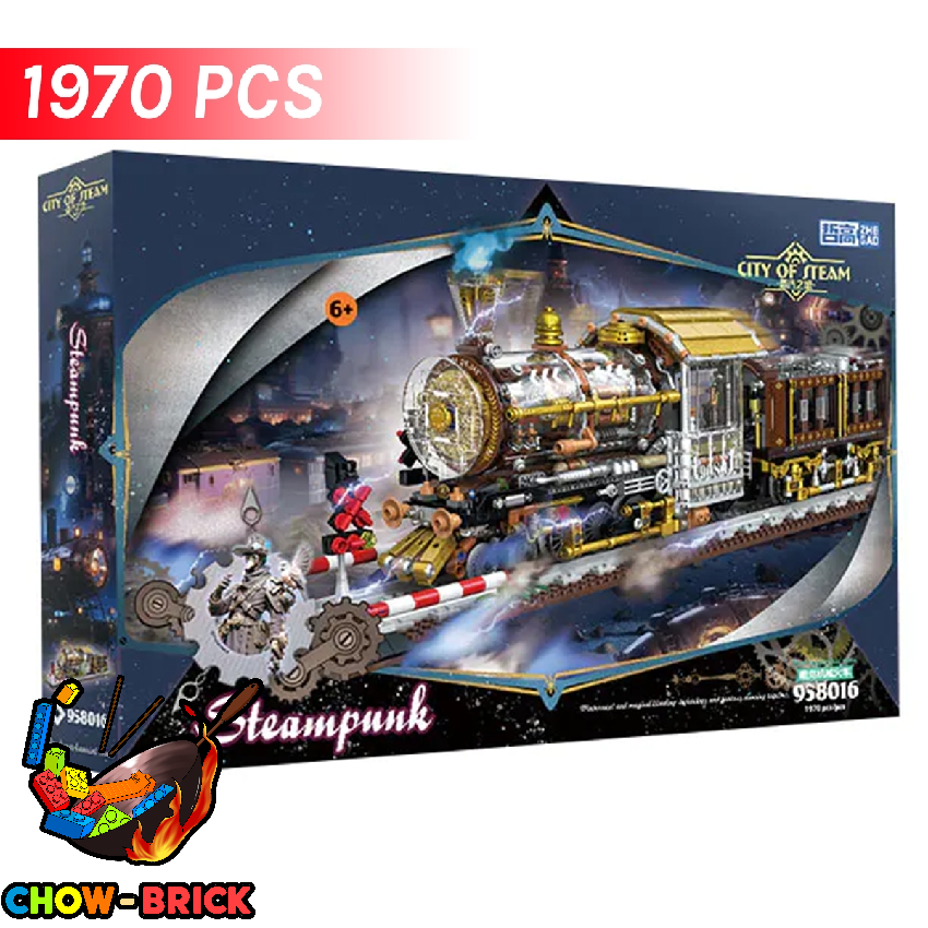 その他  SELANGOR STEAMPUNK ZHEGAO 958016 | ZHEGAO 958016 Steampunk Mechanical Train | Pieces