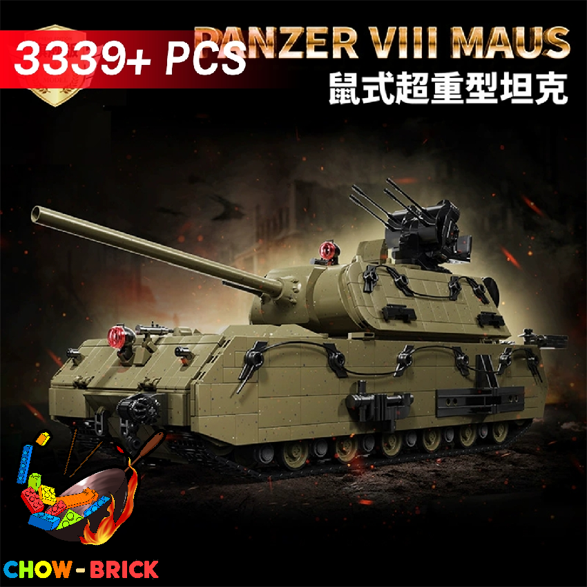 12GO 98001 Panzer VIII Maus Camouflage Dot Desert Version w/ PF