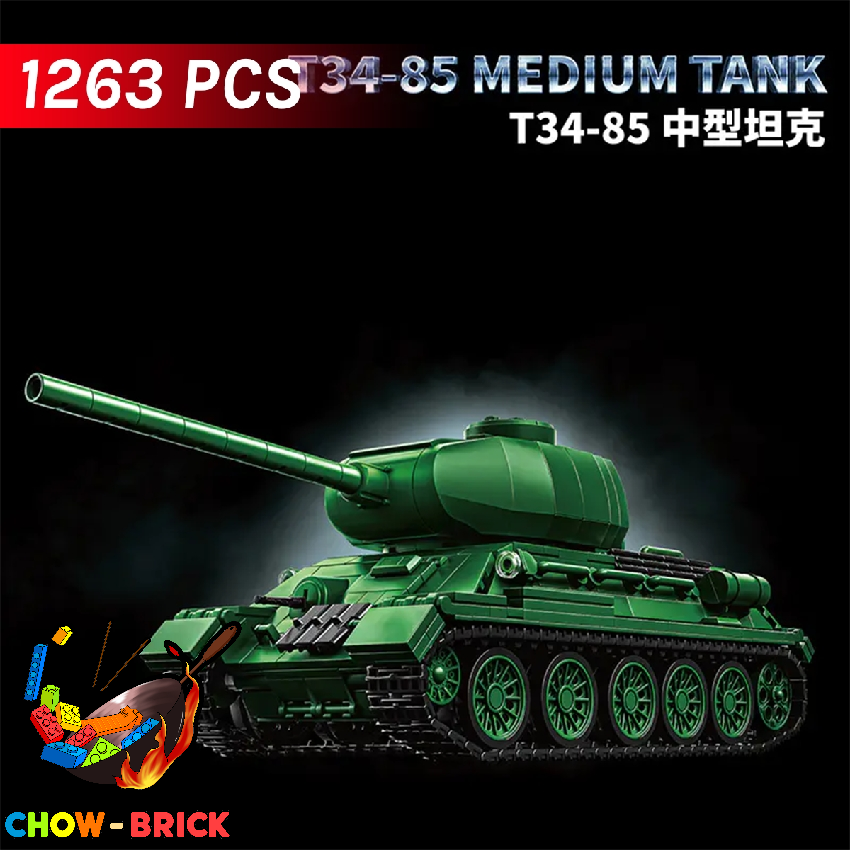 12GO 1/28 97007 T34-85 Medium Tank - ChowBrick Store