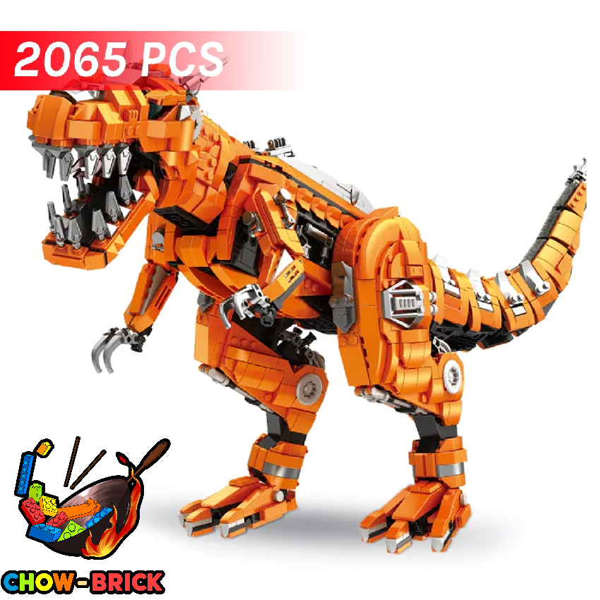 Panlos Brick 611014 Mechanical Dinosaur：Tyrannosaurus Res w