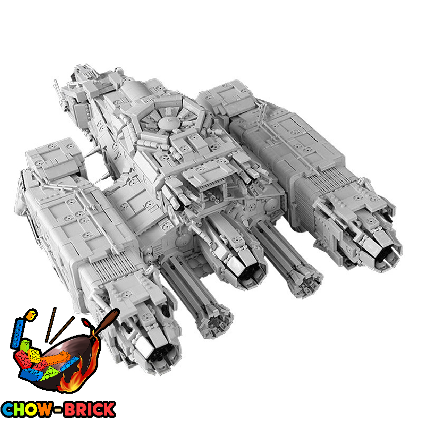 BuildMoc C5197 USCSS Nostromo 9803 - New Upload from Alien - New