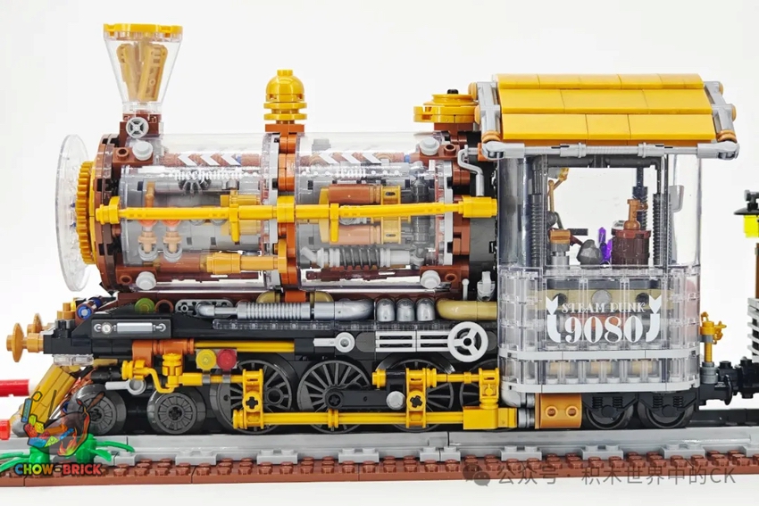 ZHEGAO 958016 City of Steam Steampunk Train - ChowBrick Store