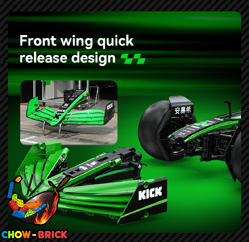 CaDA 1/8 C64010 KICK SAUBER F1 Team C44 - ChowBrick Store