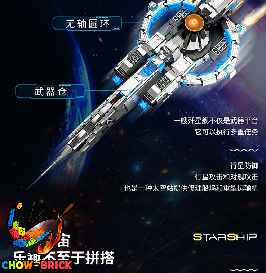 ZHEGAO QJ5472 Starship - ChowBrick Store