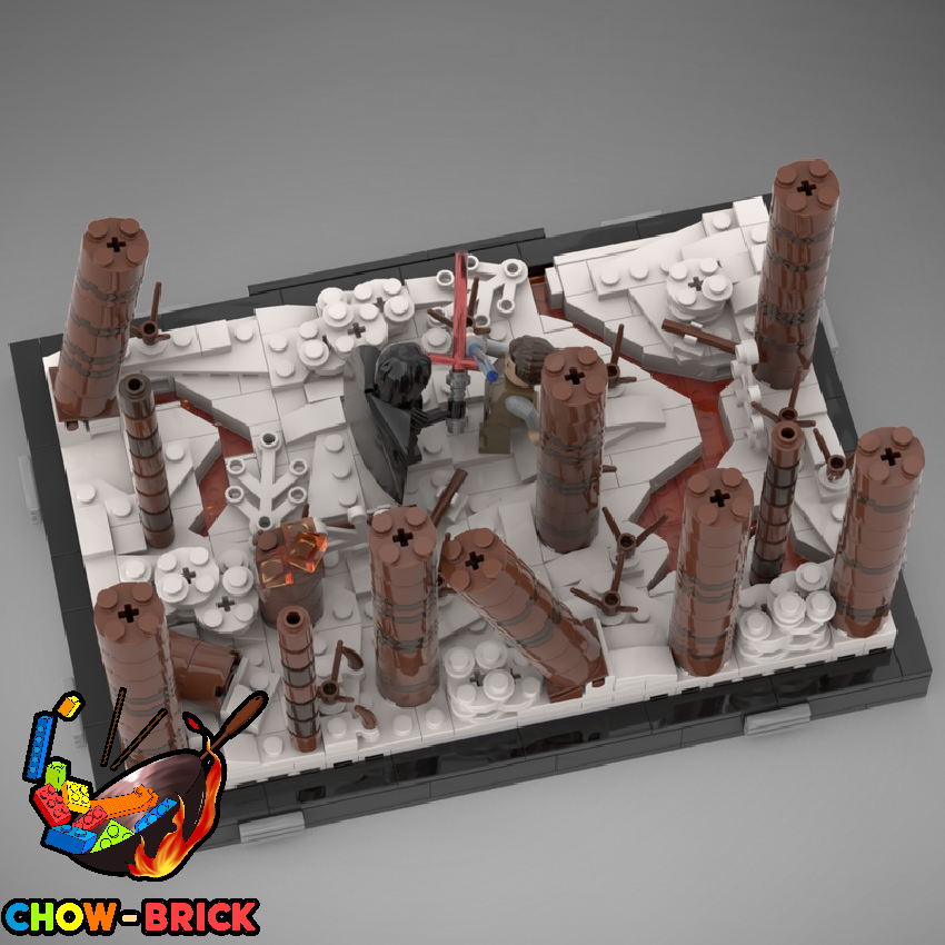 MOC Building ST1382 Duel on Starkiller Base (Diorama Collection