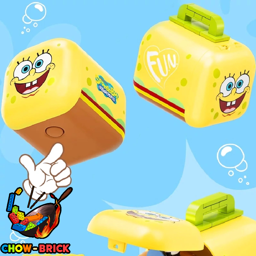 AREA-X AB0076 SpongeBob SquarePants Food Express Set of 6