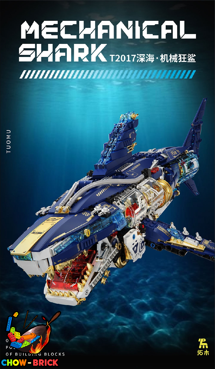 TuoMu T2017 Mechanical Shark w/ Lights - ChowBrick Store
