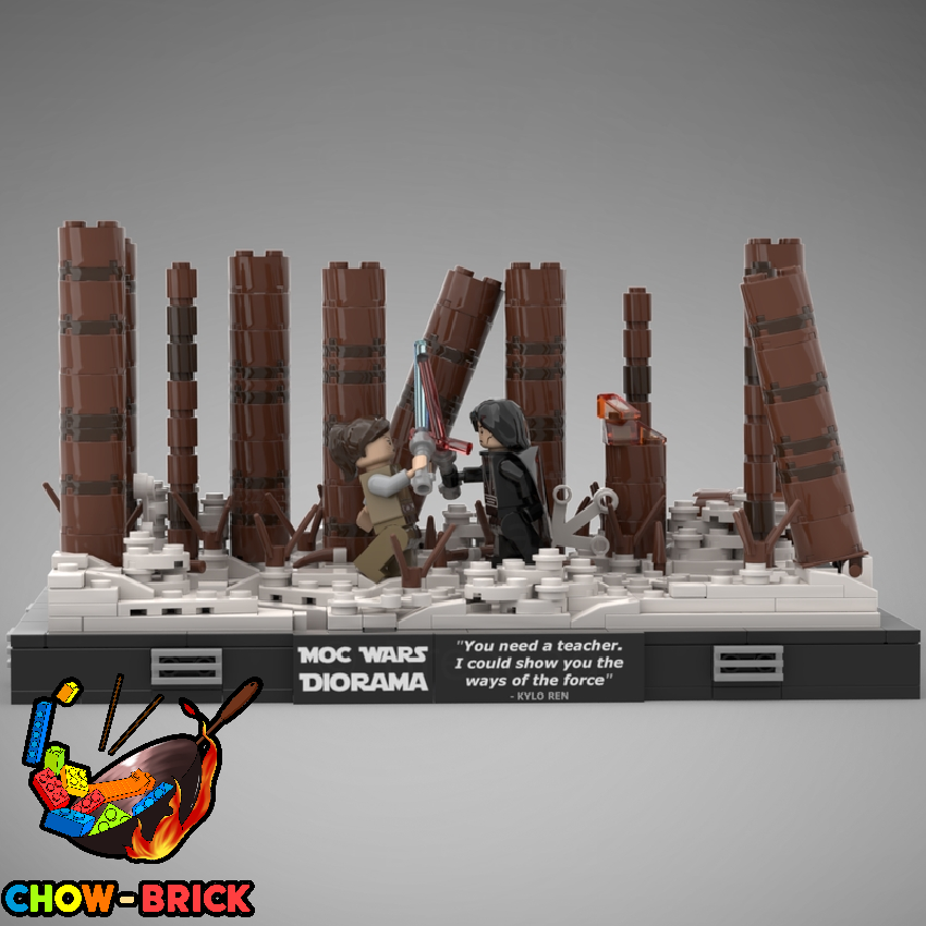 MOC Building ST1382 Duel on Starkiller Base (Diorama Collection