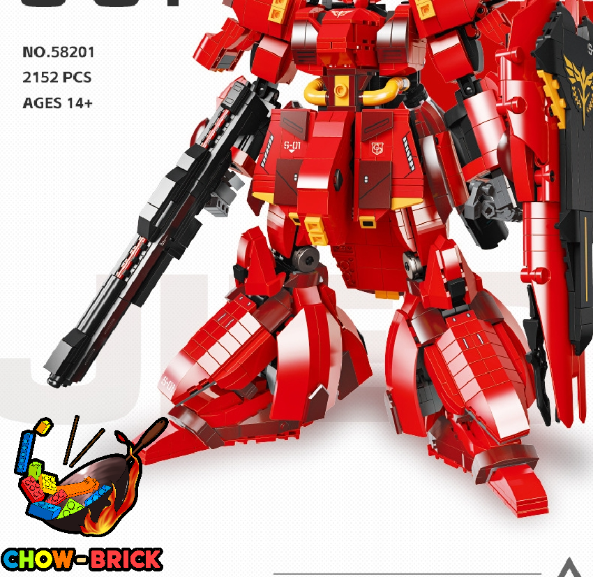 Jie Star 58201 MSN-04 Sazabi - ChowBrick Store