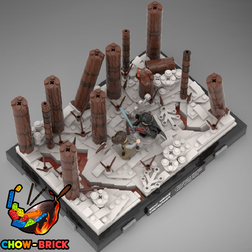 MOC Building ST1382 Duel on Starkiller Base (Diorama Collection