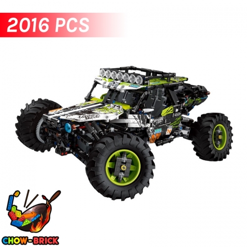 Mould King 1/8 18002 Green Hound Buggy w/ PF Parts - ChowBrick