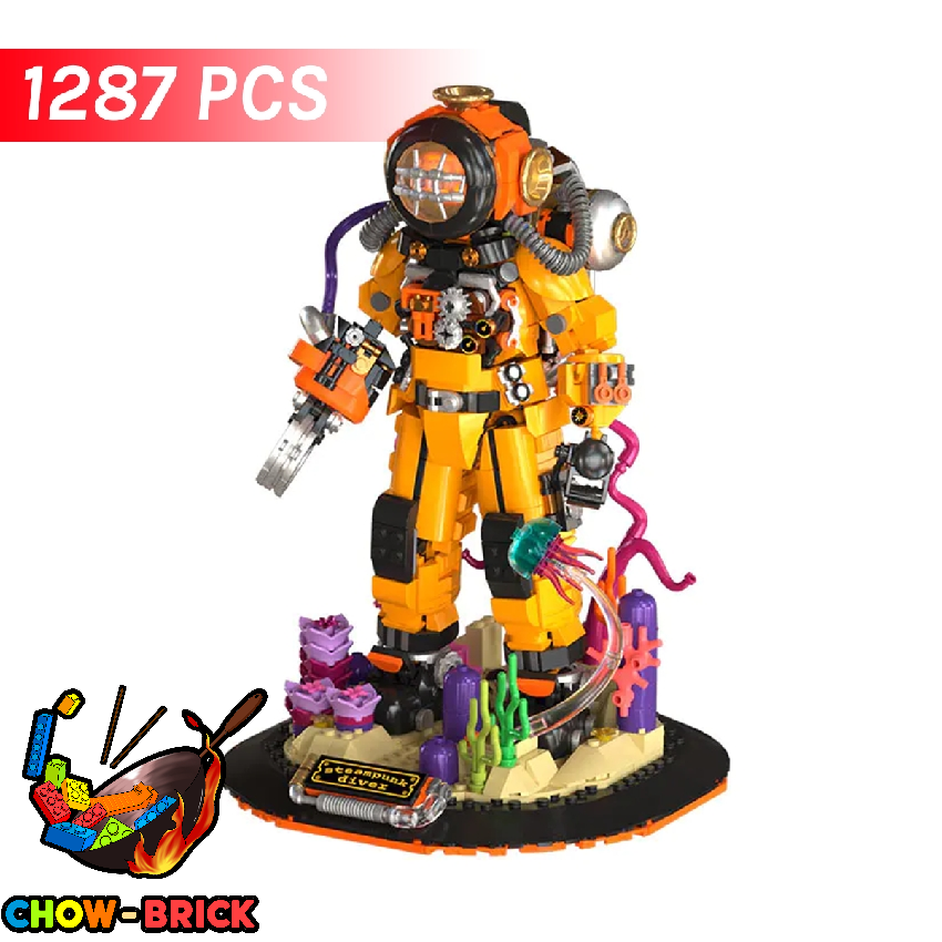 Iambrick 30701 Steampunk Diver - ChowBrick Store