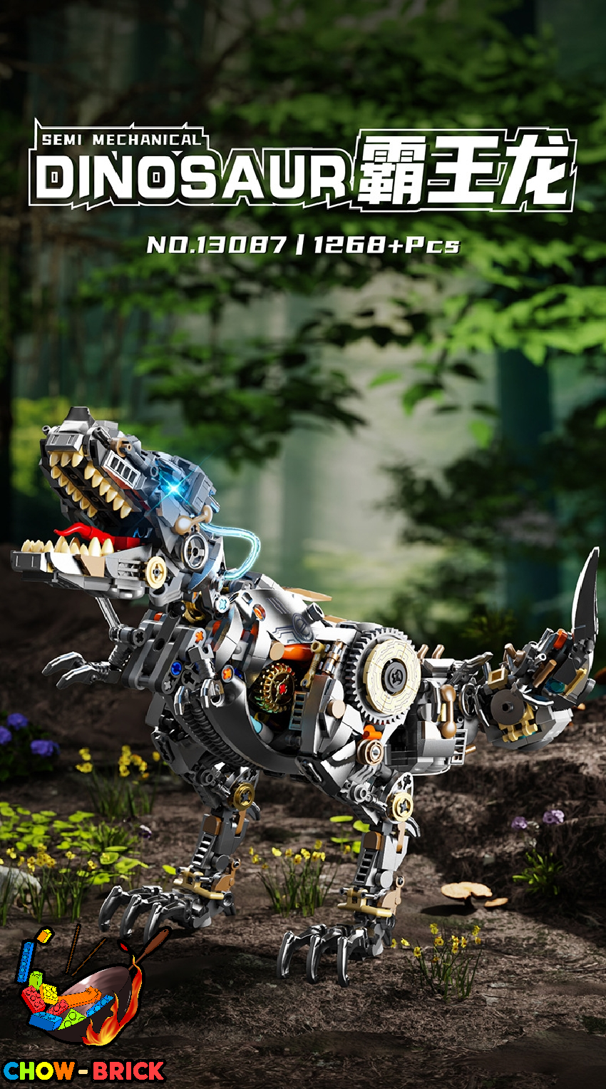 MJ 13087 Semi Mechanical Dinosaur w/ PF Parts - ChowBrick Store