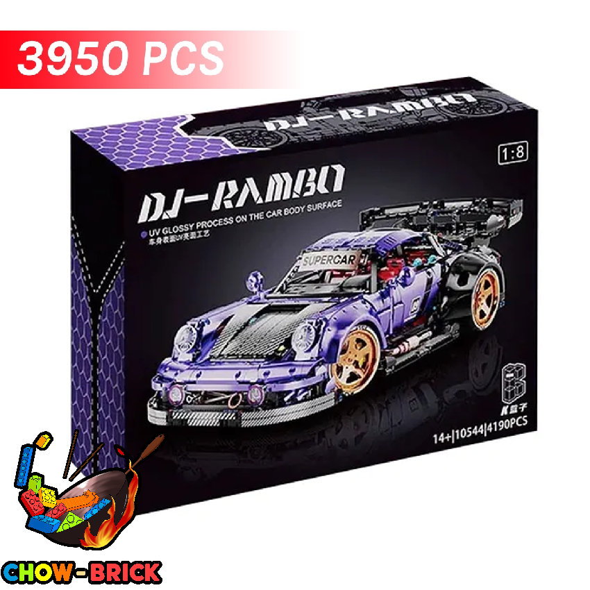 K Box 1/8 10544 Porsche 964 Static Version - ChowBrick Store
