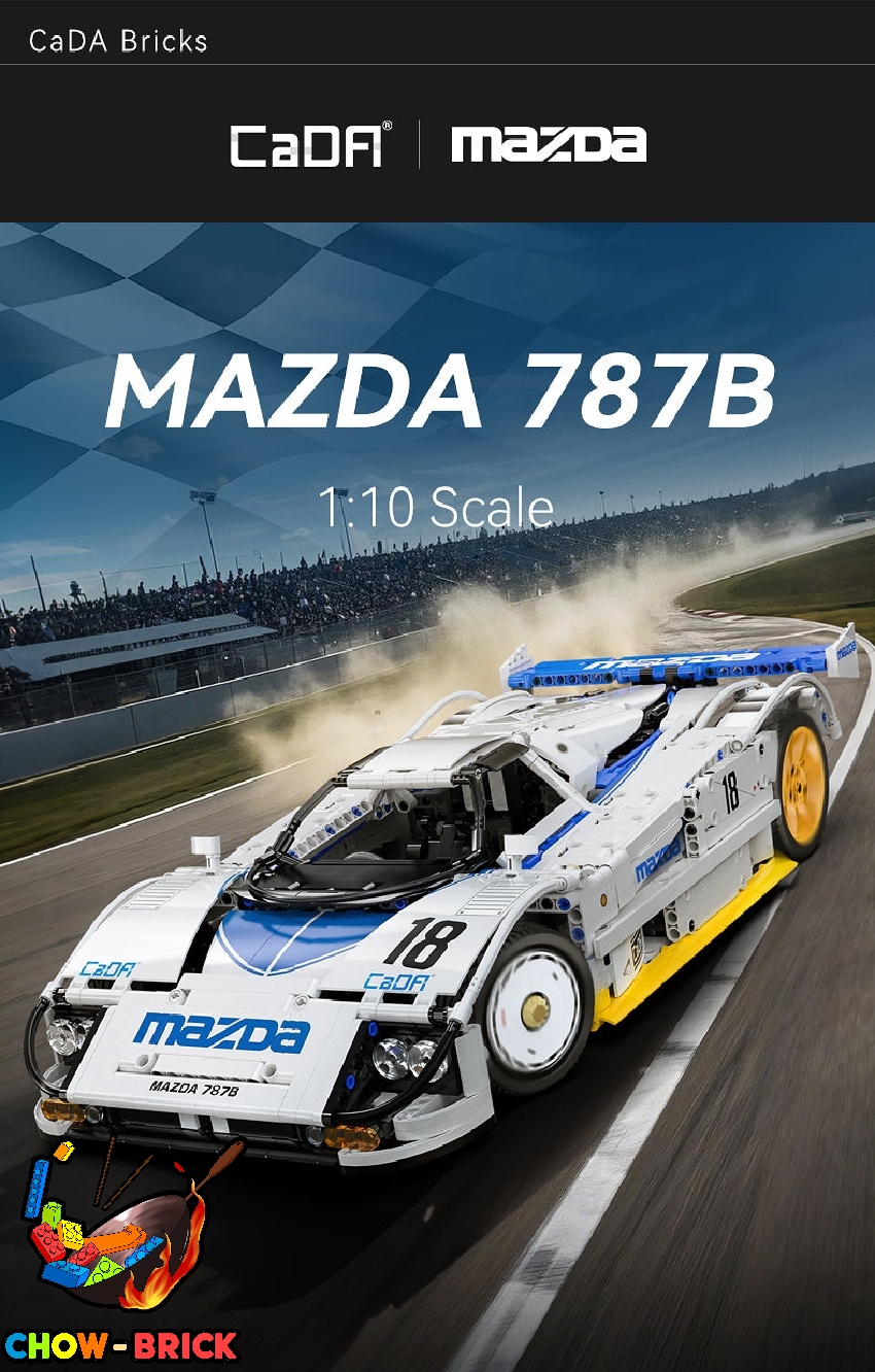 CaDA 1/10 C63007 Mazda 787B Static Version - ChowBrick Store