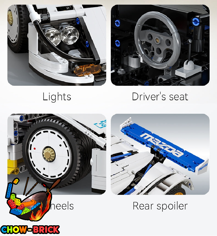 CaDA 1/10 C63007 Mazda 787B Static Version - ChowBrick Store