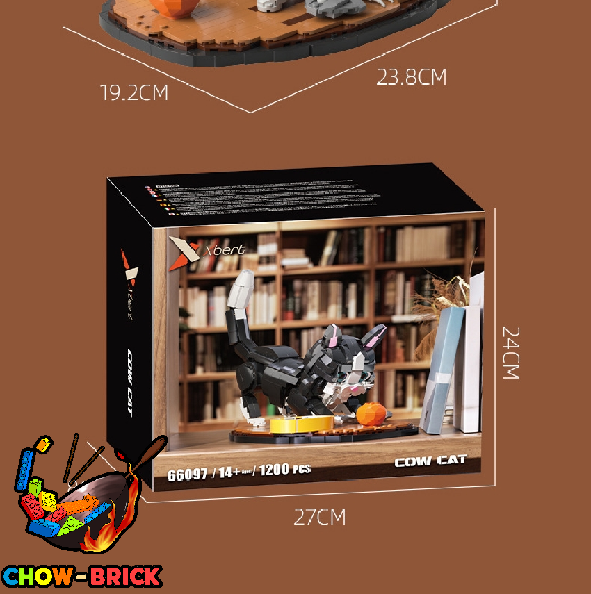Xbert 66097 Cow Cat - ChowBrick Store