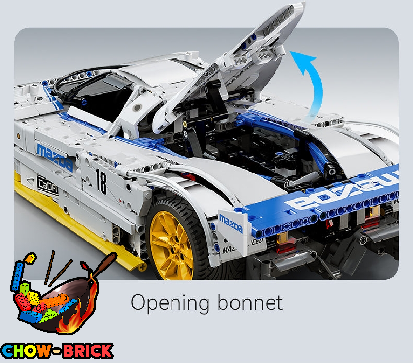 CaDA 1/10 C63007 Mazda 787B Static Version - ChowBrick Store
