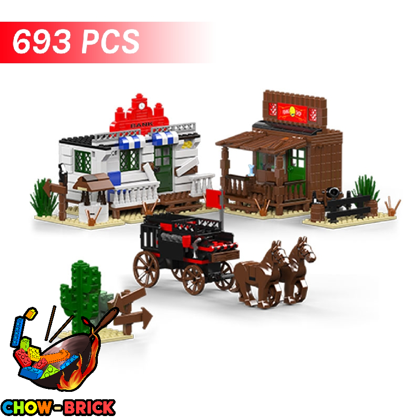 Mould King 24062 Wild West Bank Heist ChowBrick Store