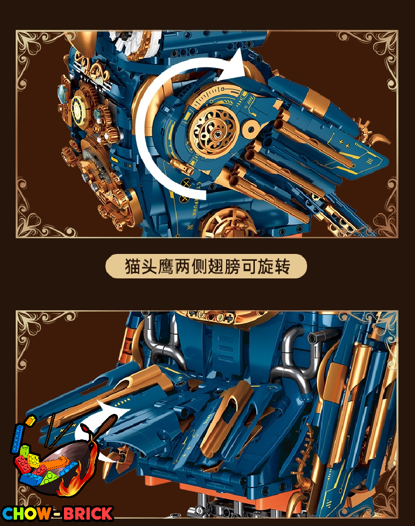 パルティール スーパーウェーブJ＋スーパーライン2 SET Jie Star JJ9171 Steampunk Owl - ChowBrick Store