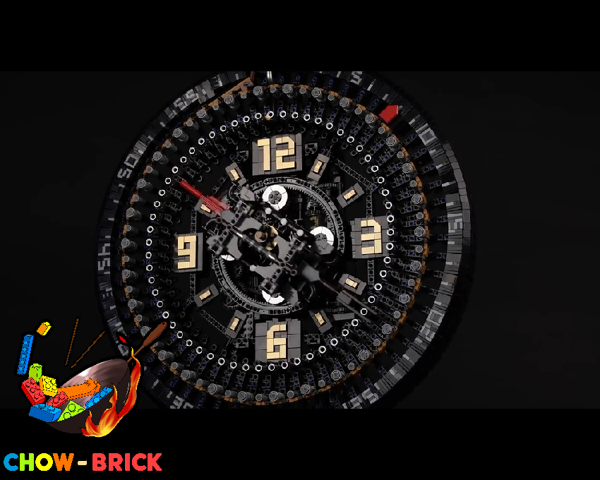 GoBricks MOC-215966 Mangle Rack Clock w/ PF Parts - ChowBrick Store