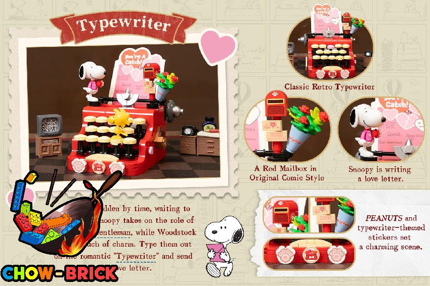 Snoopy　Retro & Brooklyn style Pantasy 86913-16 Official Licensed Snoopy Retro Time Series Set of