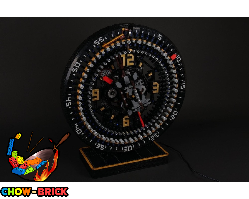 GoBricks MOC-215966 Mangle Rack Clock w/ PF Parts - ChowBrick Store