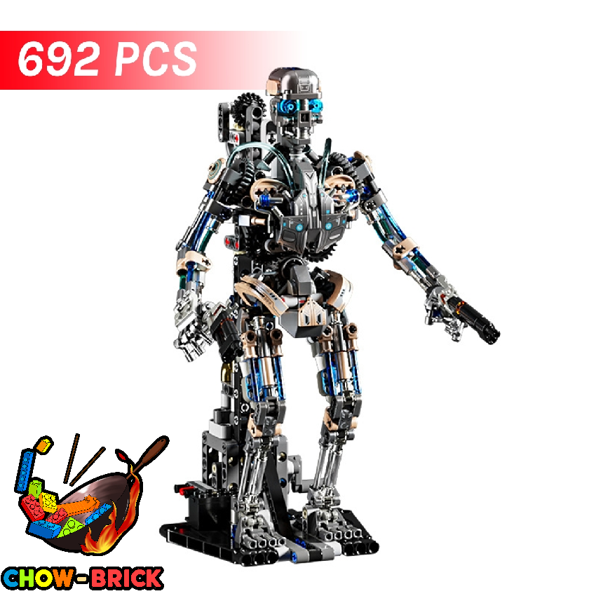MJ 13091 Mechanical Robot w/ Lights - ChowBrick Store