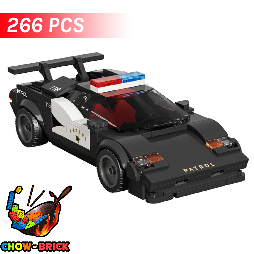 Xbert 66118 Highway Patrol Lamborghini Police Cars - ChowBrick Store