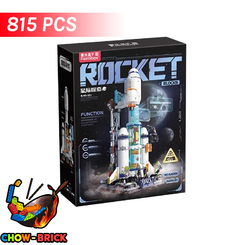 Feimibox S43011 Interstellar Exploration Rocket w/ Lights