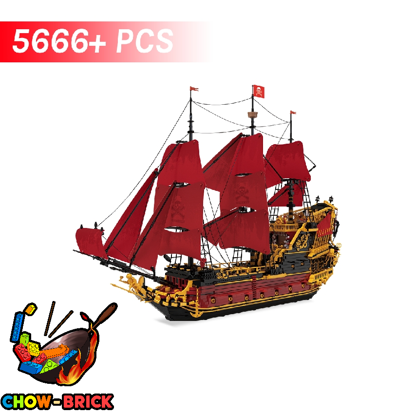 Reobrix 66049 Queen Anne's Revenge Sailing Ship - ChowBrick Store