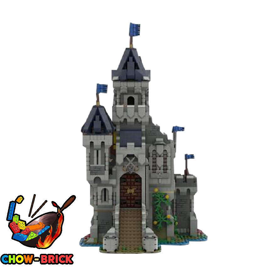 GoBricks A0812 Black Falcon Knight's Castle (31120 