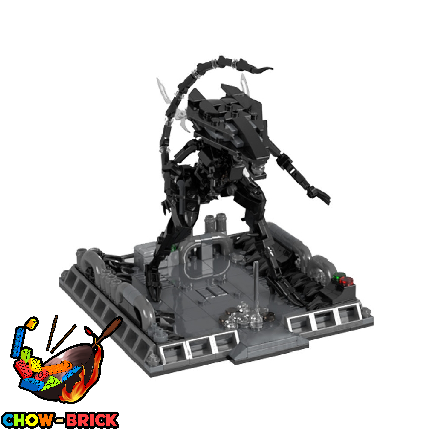 GoBricks A2123 Aliens Micro Diorama Series : Xenomorph Queen