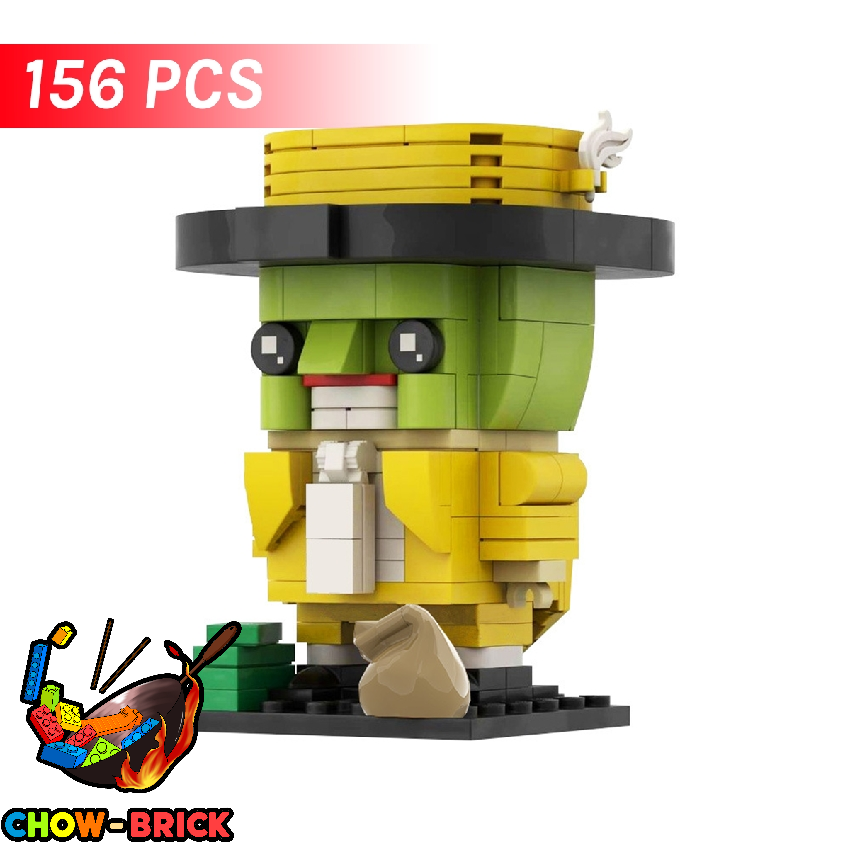 Brickz on B ロンT 白　yokosquad flexwitme NEW - Heisenberg - Walter White Brickheadz - Breaking Bad