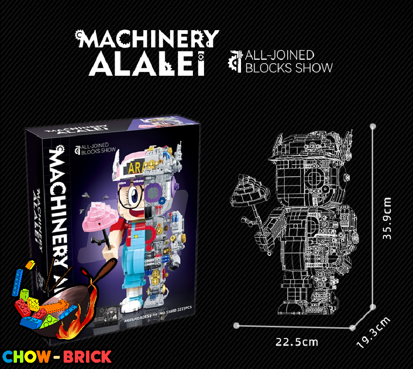 あれこれshop All-Joined Blocks Show 13800 Arale Norimaki - ChowBrick Store