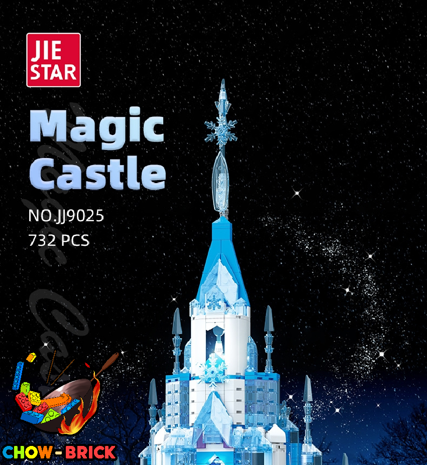 Jie Star JJ9025 Magic Ice Castle w/ Lights - ChowBrick Store