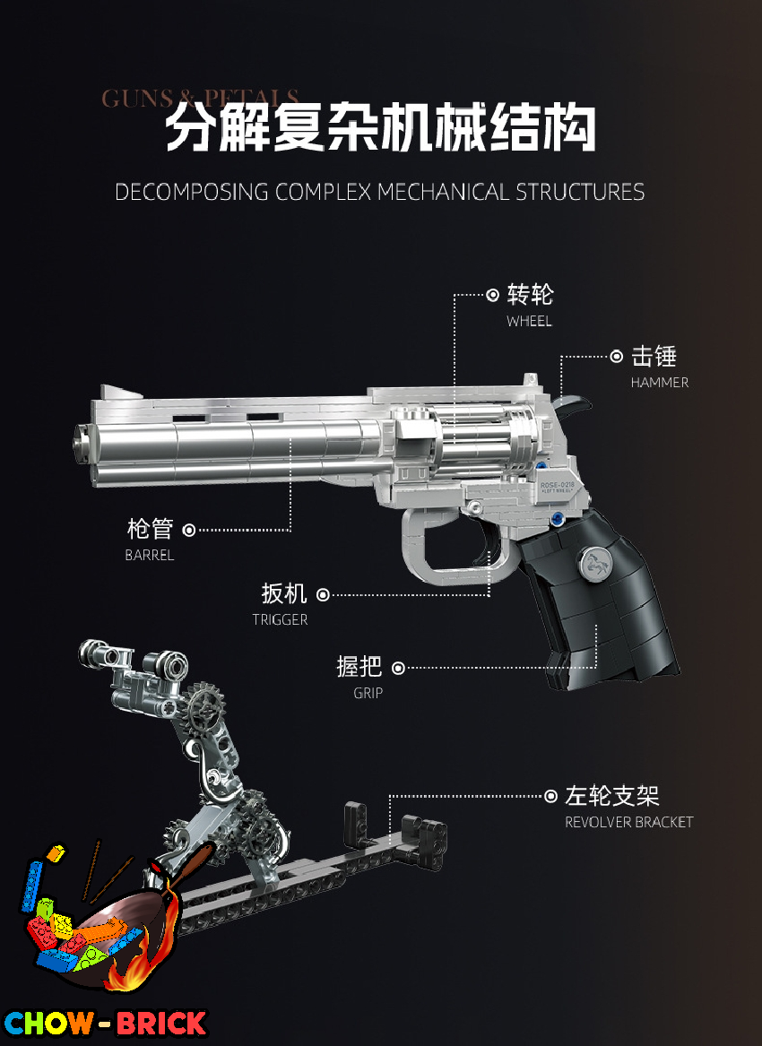 Jie Star JJ9218 Guns & Petals - ChowBrick Store